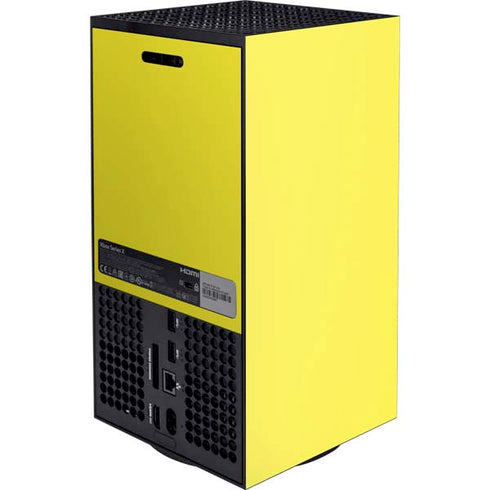 Yellow XBox Series X Digital Edition Console Skin